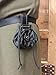 Medieval Genuine Leather Simple Pouch - Handmade for LARP, Cosplay, Halloween, Theater & SCA (Black)