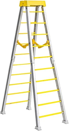 Escalera amarilla rompible grande de 10 pulgadas para figuras de acción de lucha libre
