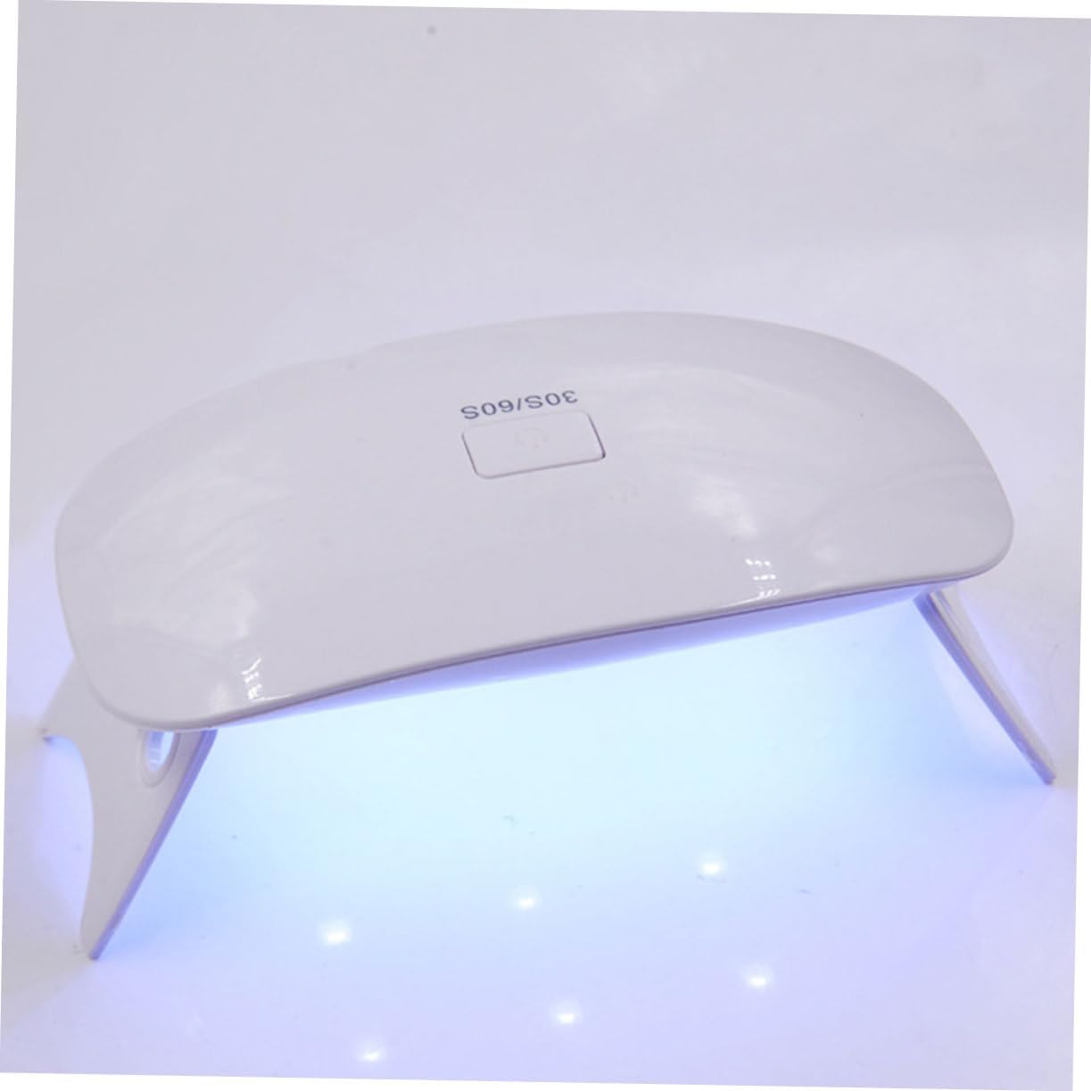 MERRYHAPY 6w USB Nail Art Lamp Portable Foldable Led Nail Dryer for Polish Mini Manicure Light for Home and Salon Use Efficient Curing Lamp Beads White