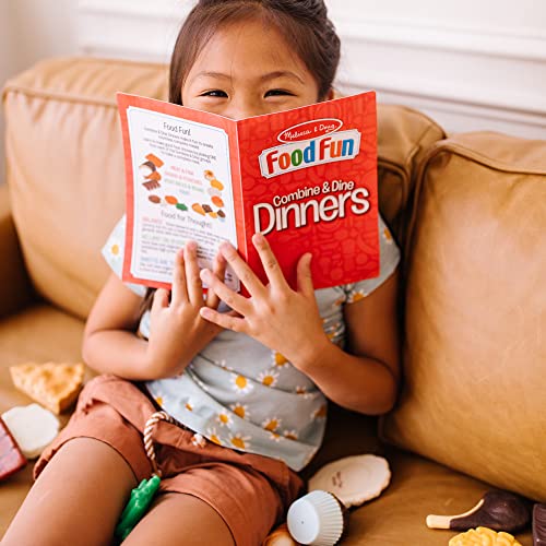 Melissa & Doug Food Fun Combine & Dine Dinners - Red - Realistic Play Food For Kids Kitchen, Pretend Play Food Set For Kids Ages 3+ #TOP6