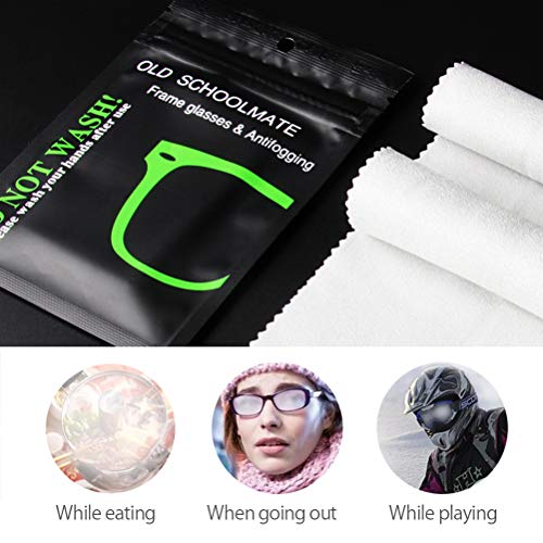 Jackallo 10PCS Salviettine antiappannamento per