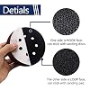 Lot De 2 Plateaux De Ponçage Auto-agrippants 125 Mm - 8+4 Trous - Compatible Dewalt DWE 6421, DWE 6423, DCW210B - Trade-Shop