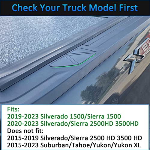 Topinstall New Bed Rail Stake Pocket Covers Compatible With 2019-2023 Silverado 1500/Sierra 1500 And 2020-2023 Chevy Silverado/Gmc Sierra 2500Hd 3500Hd, Upgraded Rear Truck Stake Hole Caps Plugs-2Pcs #TOP1