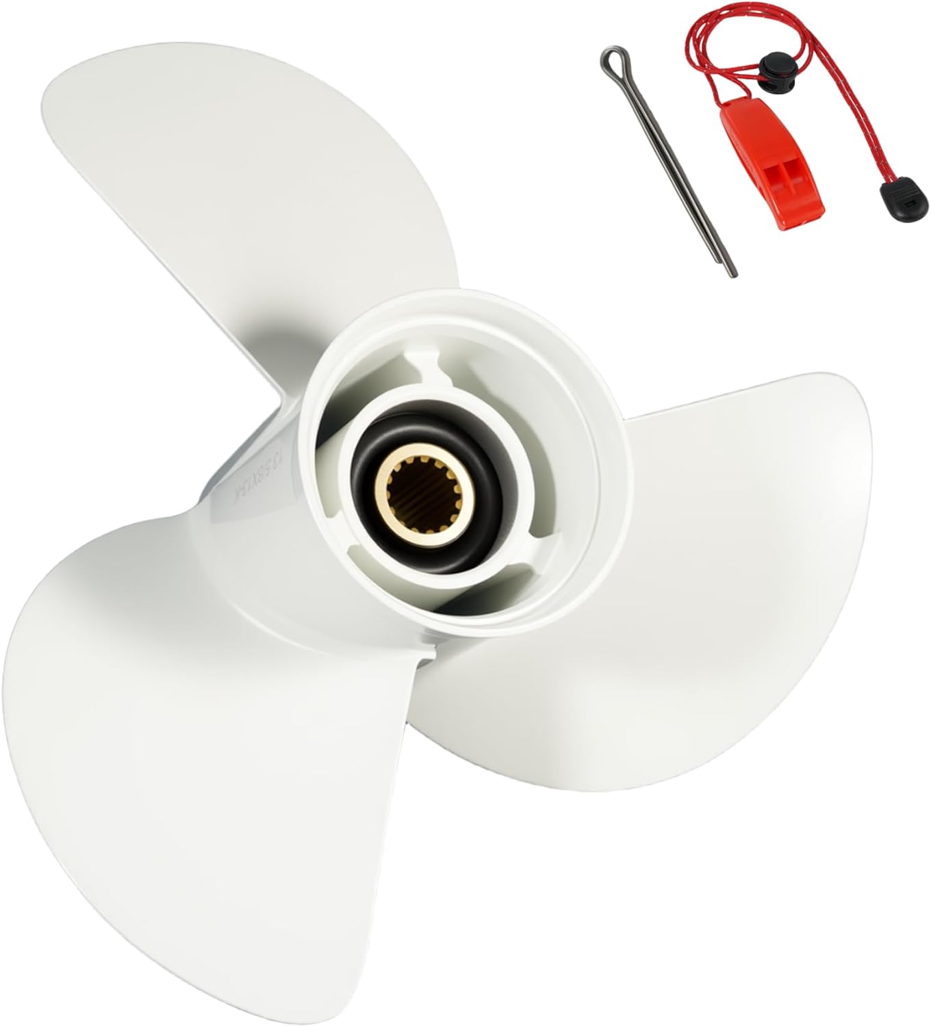 fit 13 5/8 x 13 Yamaha Propeller 50HP 60HP/70HP/75HP/80HP/85HP/90HP/115HP/130HP Aluminium Outboard Prop,15 Spline Tooth,Pressed in Rubber Hub,RH