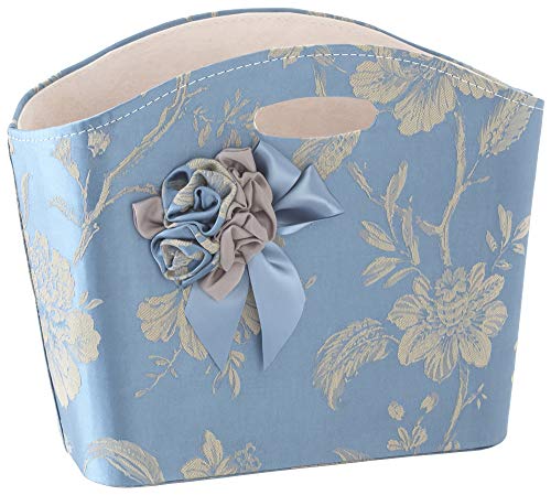 ロイヤルアーデン スリッパラック アクアフラワー クラシックブルー 38×19×30cm 76263