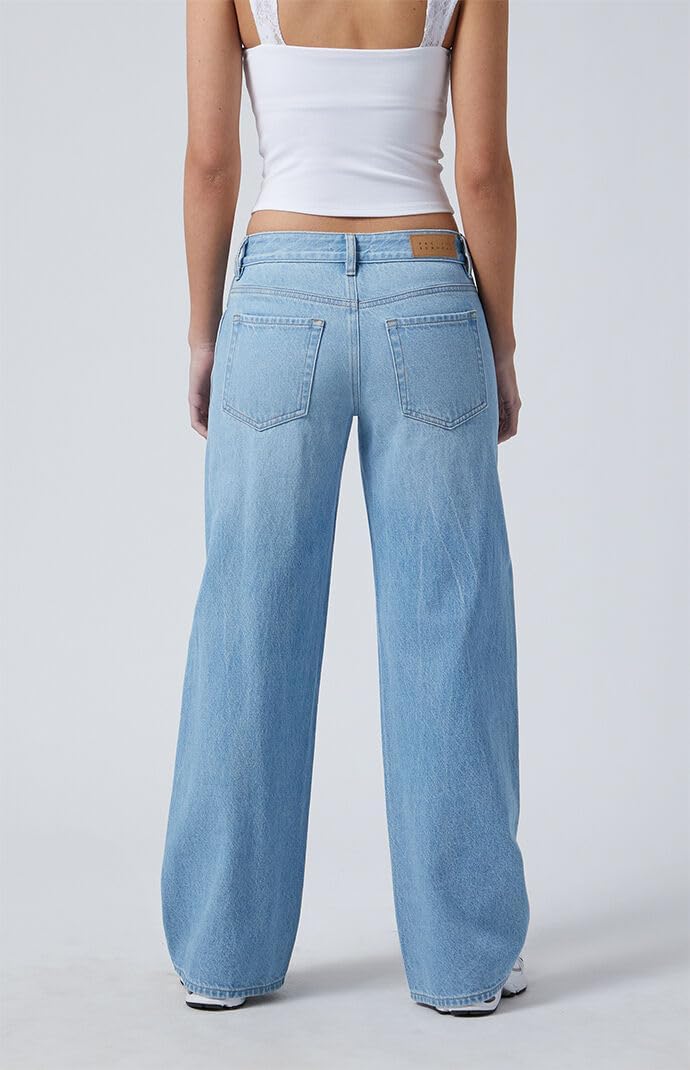 PacSun Women's Dark Indigo Denim Mom Shorts