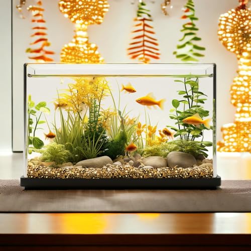 Image of HappyFiller 0.81 LB Golden Nuggets Crushed Glass for Resin Art,Gold | Small Gravels Stones for Aquarium,Fish Tank Bottom Granule,Vase Filler Candle Holder Decor,Wedding Centerpieces Decoration