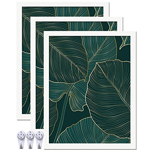 White Picture Frame Set of 3, 17x22 inches