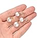 Tornito 10 Pairs Clip on Stud Earrings Non Pierced Teardrop Round Square CZ Pearl Twist Knot Flower Clip on Earrings for Women Gold Tone