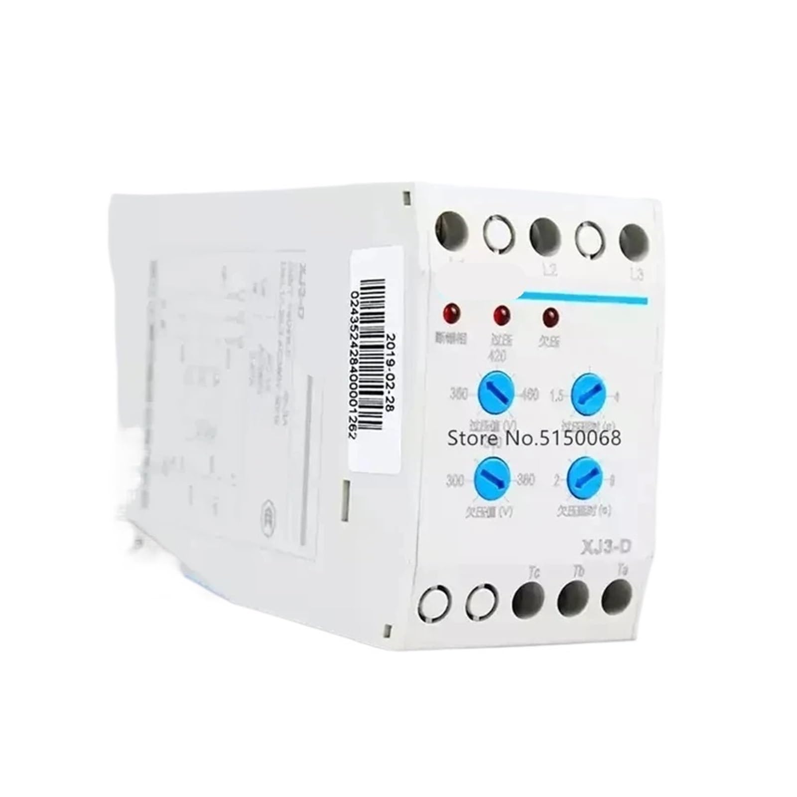 Relais XJ3-D AC380V triphasé pour protection de phase et tension