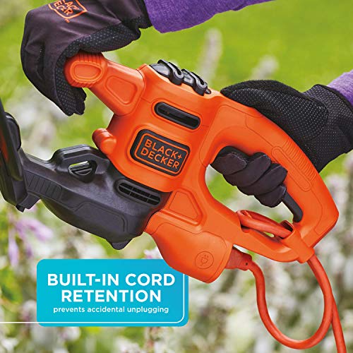BLACK+DECKER Electric Hedge Trimmer, 16-Inch (BEHT100) - Thumbnail 5