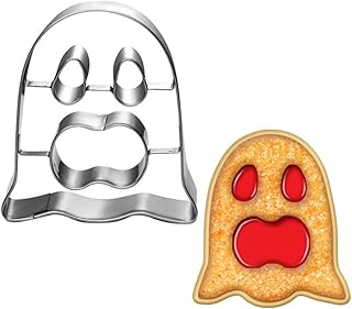 Auktosmn Ghost Cookie Cutter-2.5 Inch-Diswasher Safe-Mini Halloween Cookie Cutter Shape for Baking