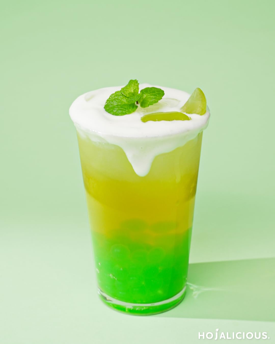 Hojalicious Popping Boba 7.04 lbs Bottle - Ready-to-Use Topping for Bubble Tea, Desserts & Drinks (Kiwi)