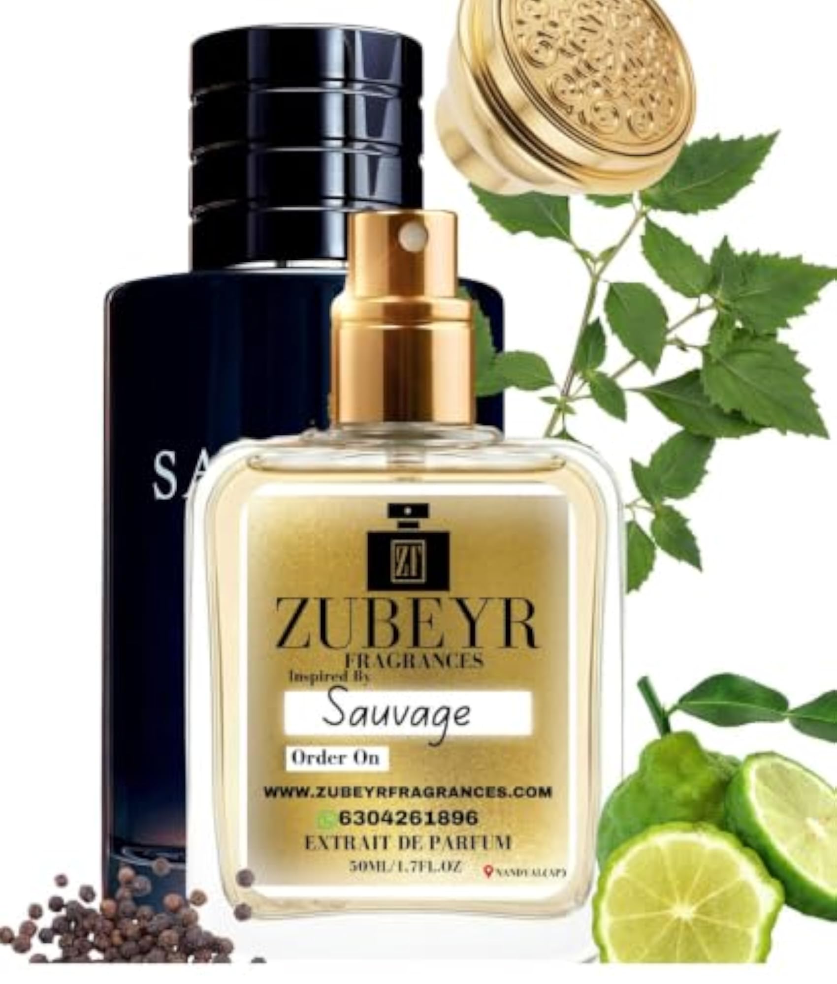 Fresh Aromatic Woody Extrait De Parfum, Men's Fragrance