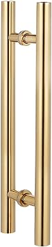 Metal Double Sided Mount Barn Door Pull Handle 24Inch/32Inch/48Inch/60Inch Shower Entry Door Handles/D/150Cm/5Ft