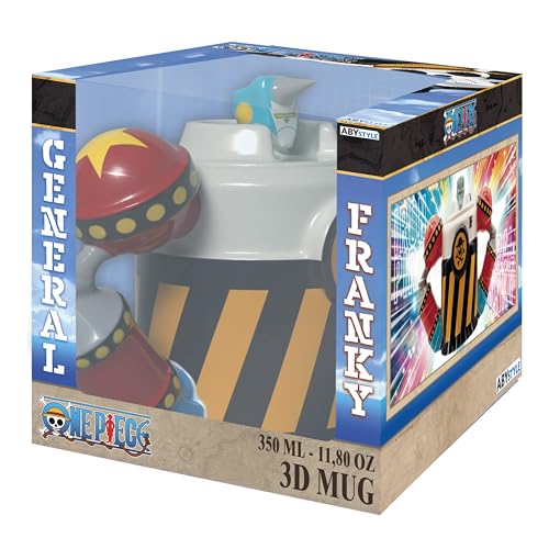 Taza 3D Cerámica One Piece Iron Pirate Franky miniatura 5