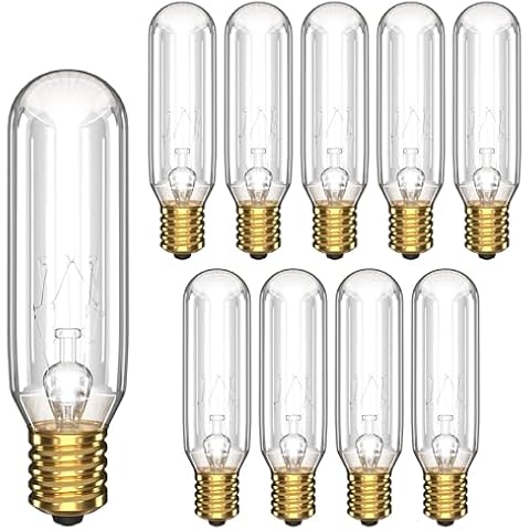 OHLECTRIC Clear Tubular Incandescent Light Bulbs OL-26007 Cover