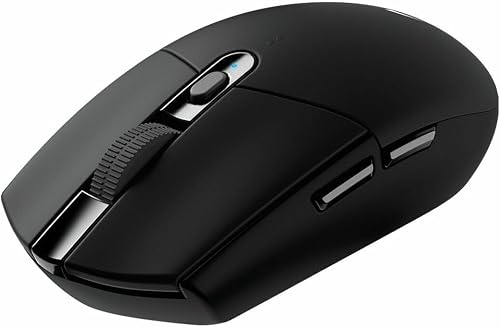 Logitech G305 LIGHTSPEED Wireless Gaming Mouse, HERO 12K Sensor, 12,000 DPI, Lightweight, 6 Programmable Buttons, 250h Battery Life, On-Board Memory, PC/Mac - Black - 6