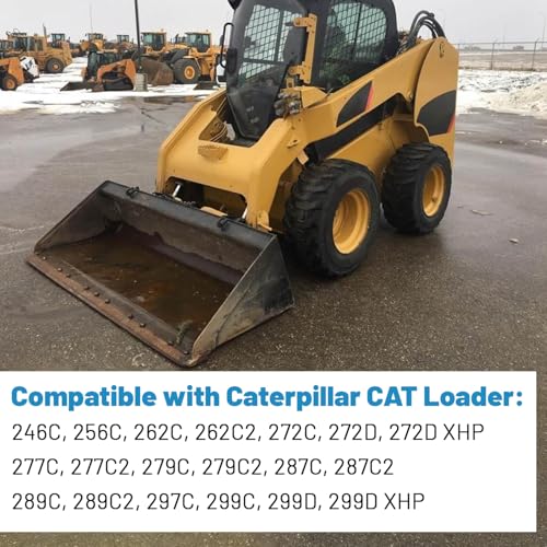 Image of 258-4071 Front Cab Door Glass Fits for Caterpillar CAT C-Series | 246C 256C 262C 272C 272D 277C 279C 287C 289C 297C 299C 299D, 2584071