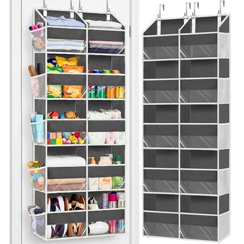 Over the Door Organizer 5 Tiers, Extra Large Behind Door