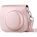 Produktbild Fintie Tasche für Fujifilm Instax Mini 9 Mini 8+ Mini 8 Sofortbildkamera - Premium Schutzhülle Reise Kameratasche Hülle Abdeckung mit abnehmbaren Riemen, Roségold