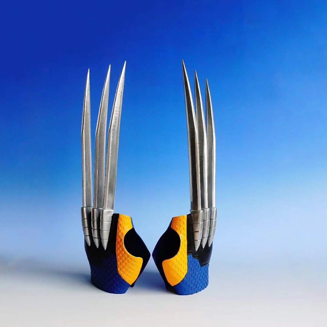 REOZIGN Artigli di Wolverine, Figura Portatile di Artigli di Wolverine 37 Cm/14.6 Pollici in PVC, Statuetta Decorativa da Modello in Carattere Ornamento Regali