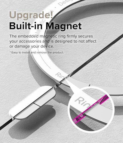 Image of Ringke Fusion Magnetic Compatible with Google Pixel 9 Pro XL Case Cover Magnetic Built-in Hard Back Soft TPU Bumper Scratch Resistant Natural Form Google Pixel 9 Pro XL Back Cover - Clear