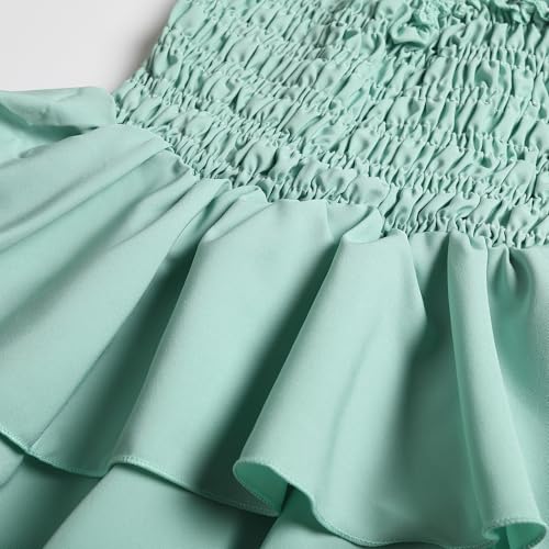 Girls Summer Dress Beach Casual Smocked Maxi Dresses Elegant Sleeveless Dresses3