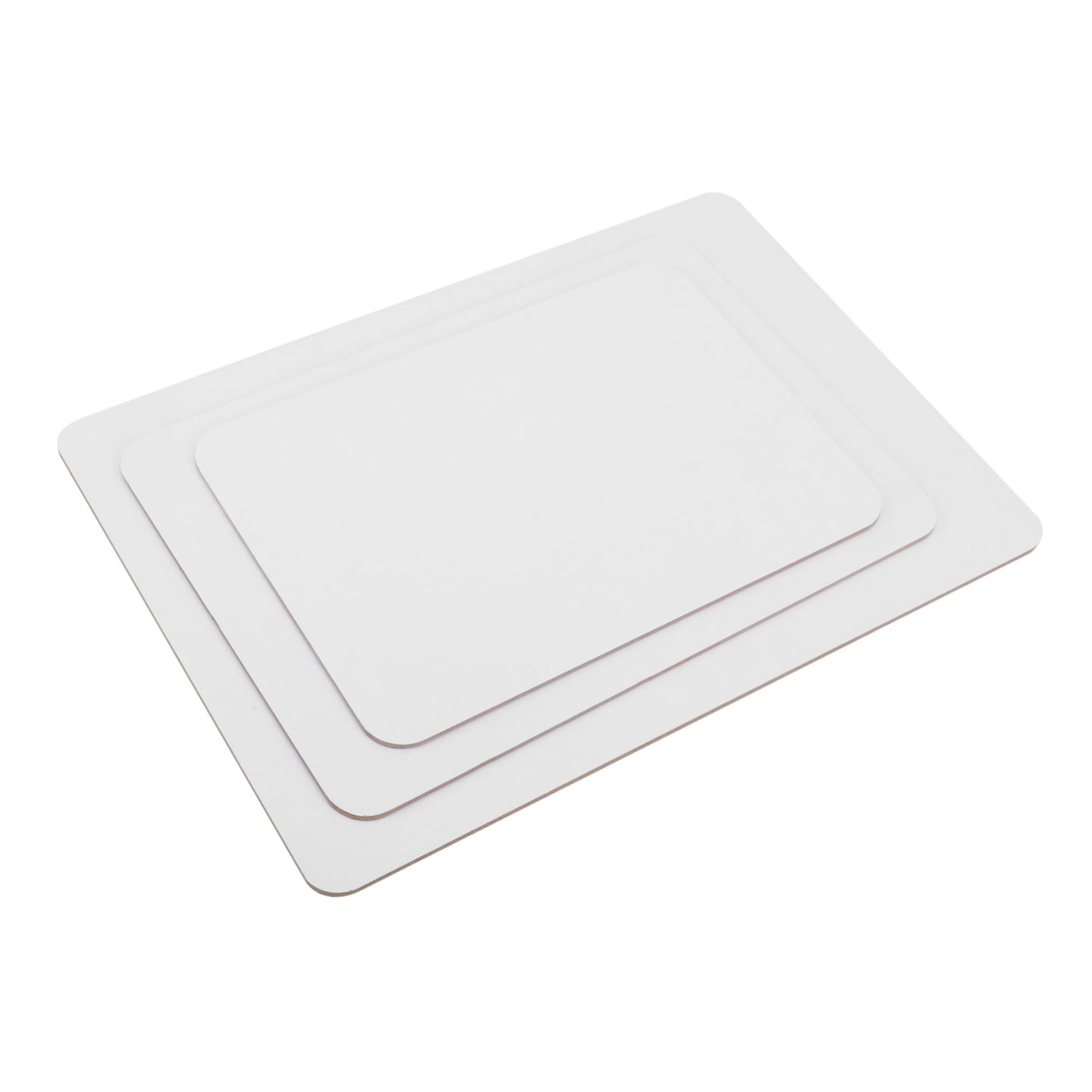 OSALADI 6 pièces Tableau Blanc Effaçable Double Face Petits Tableaux Décriture pour Étudiants Usage Intérieur et Extérieur Surface Lisse Pratique