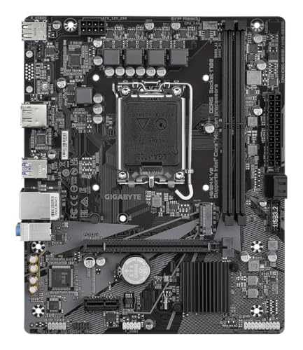 GIGABYTE H610M K V2 Scheda madre - CPU Intel Core 14ª generazione, fino a 5600 MHz DDR5, 1xPCIe 3.0 M.2, LAN 1GbE, USB 3.2 Gen 1 - Scheda madre - Immagine 4