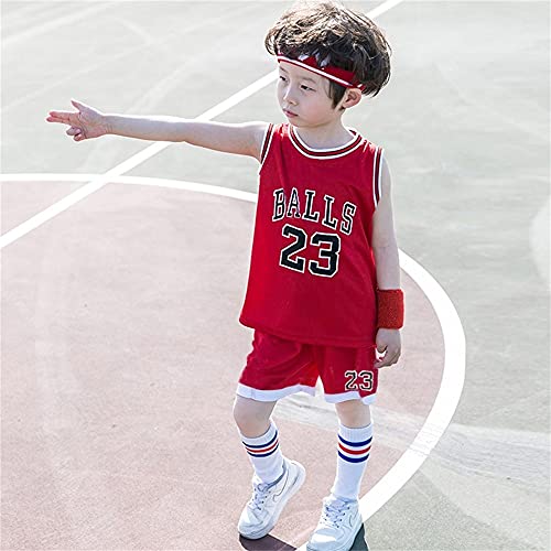 Image of CM C&M WODRO Toddler Kid Basketball Jersey Outfit Baby Boy Girl Letters Tank Top + Track Shorts Sets Boy Summer Clothes