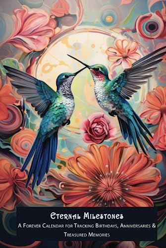 Eternal Milestones - A Forever Calendar for Tracking Birthdays, Anniversaries & Treasured Memories :: Dates to Remember :: 6x9