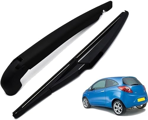 ZhangJW Heckscheibenwischer Scheibenwischer Hinten Heckwischerarm Scheibenwischerblätter Wischerarm Heck Wischer für Ford KA MK2 Hatchback 2008-2014