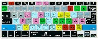 XSKN Premiere Pro Silicone Shortcuts Keyboard Cover Skins for MacBook Air 13
