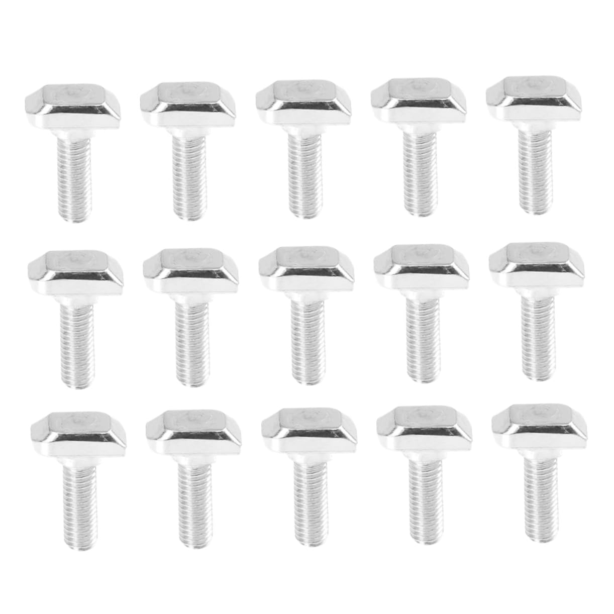 50pcs Slot Bolt Carbon Steel t Slot Drop Sliding Screw Hammer Head Bolt for Industrial Aluminum Frame