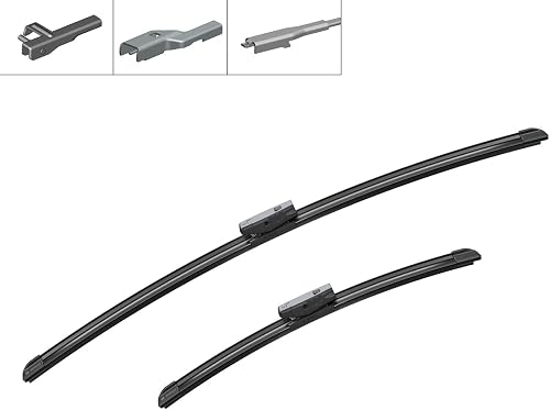 Bosch Wiper Blade Aerotwin AM468S, Length: 650mm/400mm – Set of Front Wiper Blades - Only for Left-Hand Drive (EU) - 2