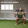 Elite Sports Bulgarian Canvas Bag, Fitness Canvas MMA Gym Cross Workout Training Sandbag 17, 25, 33, 45 lbs (UNFILLED)