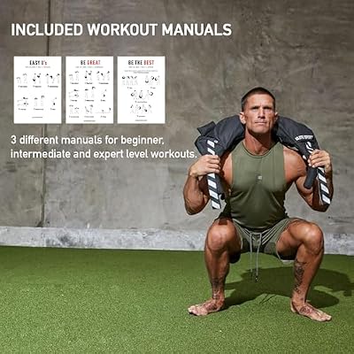 Elite Sports Bulgarian Canvas Bag, Fitness Canvas MMA Gym Cross Workout Training Sandbag 17, 25, 33, 45 lbs (UNFILLED)