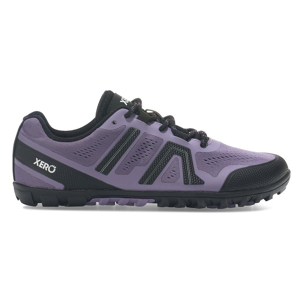 Xero Shoes Women's MesaTrail II Barefoot Barefoot Trail Run Shoe, Sage Purple/Silver, 6