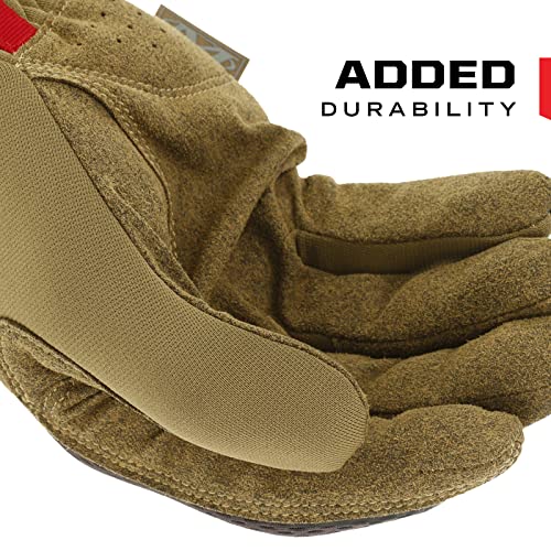 Image of Mechanix Wear: FastFit Work Glove with Elastic Cuff for Secure Fit, Performance Gloves for Multi-Purpose Use, Touchscreen Capable Safety Gloves for Men (Brown, Medium)