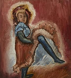 Can-Can Dancer : Christy Brown : Foot Painter : Archival Quality Art Print