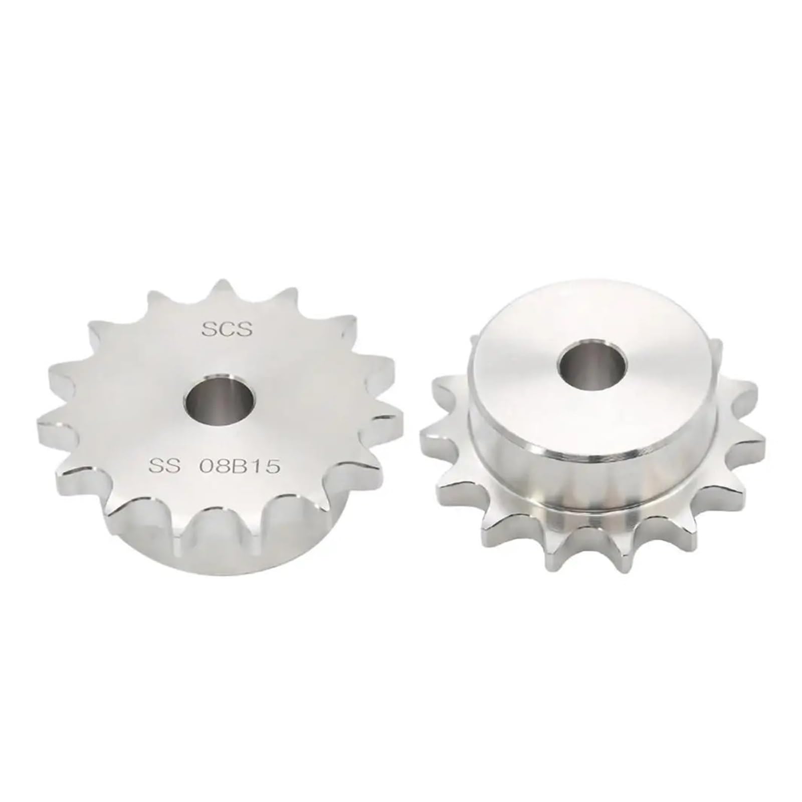 Maquinaria Industrial Engranaje de piñón Engranaje de Cadena de 10-25 Dientes, Paso de Acero, Rueda Dentada Industrial de 12,7mm, piñón de transmisión de Cadena 08B (Size : 23 Teeth)
