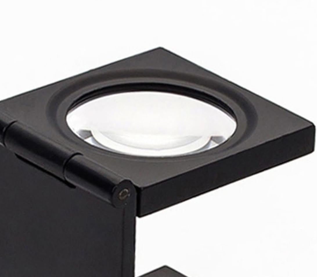 10x Folding Jewelry Loupe with Pointer, 30mm Desktop Magnifier
