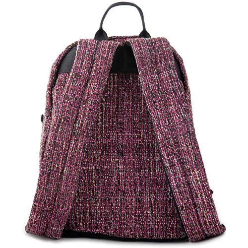 DIME BAGS - Festy Bound, Stylish Mini Backpack with (Hemp Material, Static Pink)3