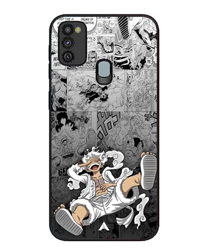 Image of Premium Anime 2 Case for Samsung Galaxy M30s (Glossy Finish) Soft-Touch Metal TPU Back Cover, Shockproof, Designer, Aesthetic Mobile Phone Case