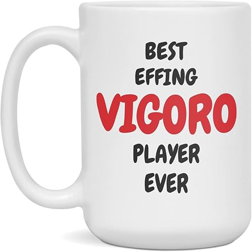 Miniatura 3 de Best Effing Vigoro Player Ever Cussing Gifts Funny Sports Coffee Mug, 11-Ounce White