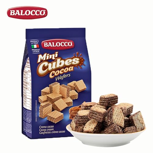 Wafer Mini Cubos de Cacau BALOCCO 125g - Italia