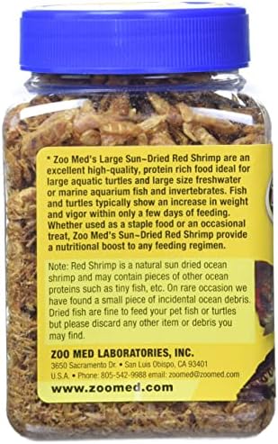 Zoo Med Sun Dried Jumbo Red Shrimp, 70.87gm - 1