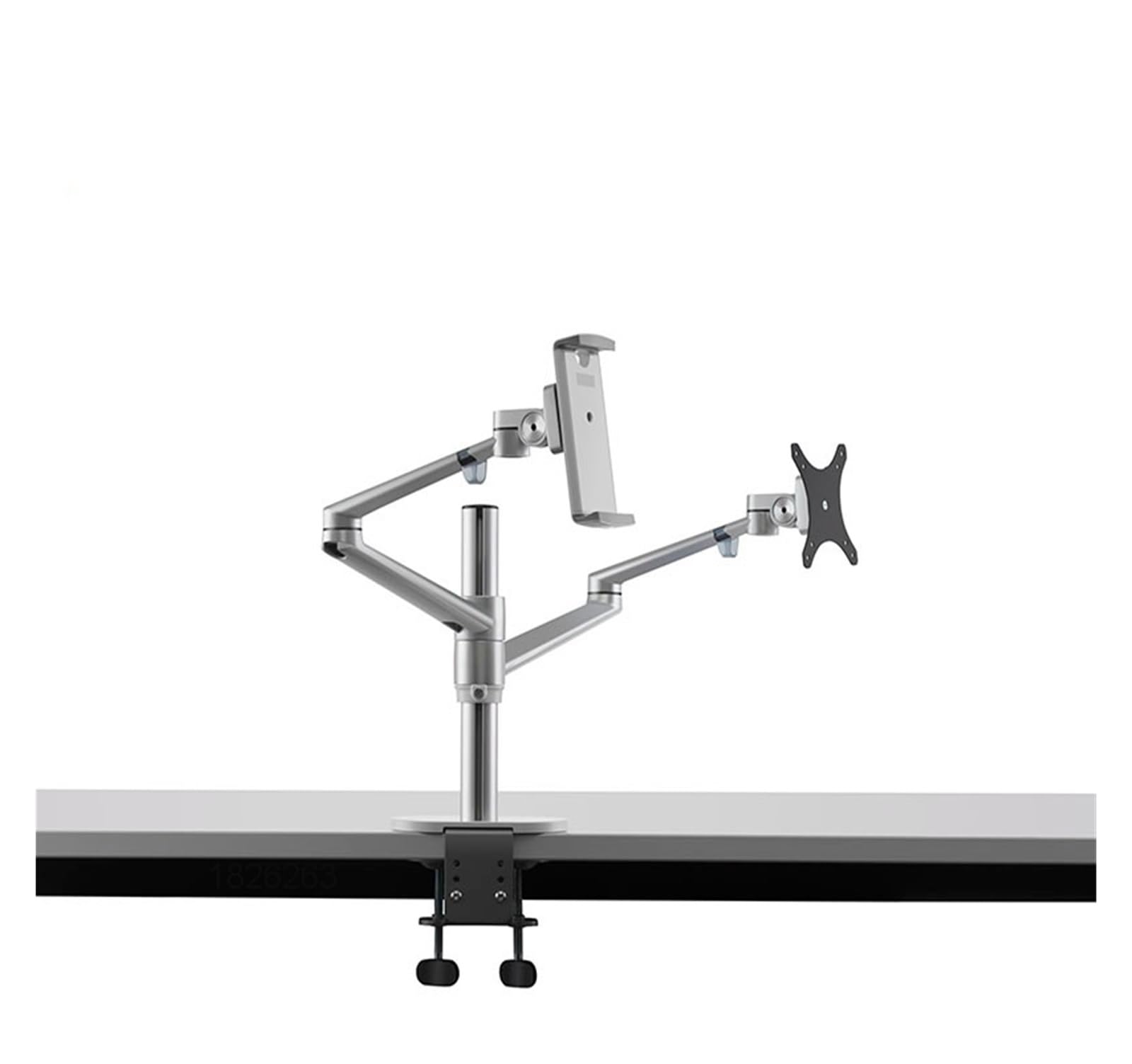 Soporte de monitor y portátil de aluminio OL-3T con altura ajustable para escritorio