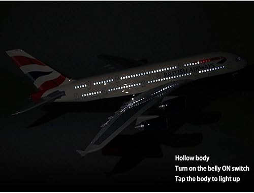 Miniatura 3 de 1/160 Airbus A380 simulación avión modelo modelo de avión fundido plástico resina avión regalo